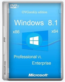 Windows 8.1 (4-in-1) Update3 (x86-x64) Ru w.BootMenu by OVGorskiy 02.2015 DVD9 [RU]